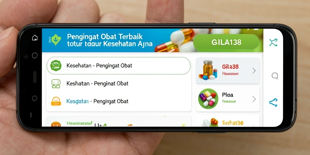 Antarmuka GILA138 memudahkan pengaturan pengingat obat