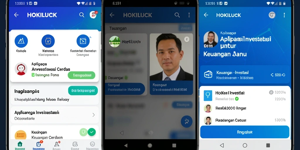Antarmuka user-friendly HOKILUCK untuk investasi yang efektif.